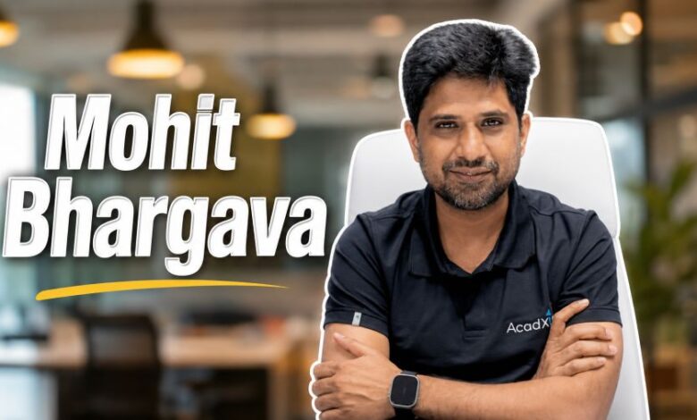 Mohit Bhargava, known as MB Sir, founder and Physics educator at AcadXL